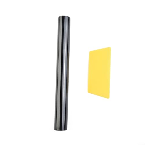 HOHOVYVY Film de protection solaire pour voiture, 5 % VLT - Film teinté pour pare-brise - Autocollant anti-éblouissement - Noir - 20 x 150 cm - Réduction de la chaleur - Protection UV - Résistant aux