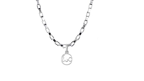 Pendentif OM collier en argent 925, le cadeau idéal de protection pour homme et femme