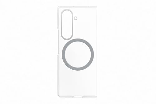 Designed for Samsung Yuchuan Clear Magnet Case für Galaxy Z Fold7, Zweiteilige Handy-Hülle mit Magnet zum Anbringen von Gadgets, Qi2-Charger kompatibel, Schutz, Transparent