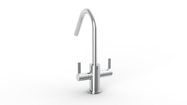 Bristan CSH EFSNK C Cashew Easyfit Kitchen Sink Mixer Tap with Swivel Spout, Chrome