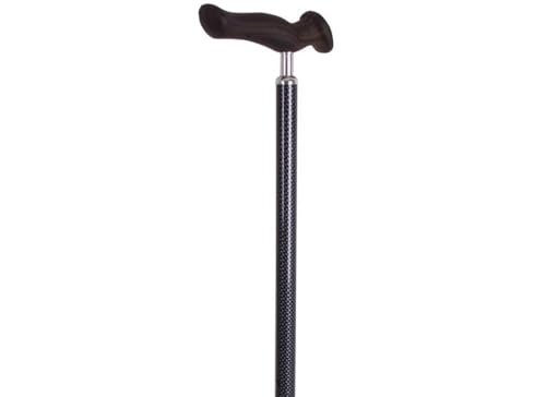 Carex Comfort Walking Cane with an Ergonomic Extra Comfortable Grip, Dark Gray - Thumbnail 2