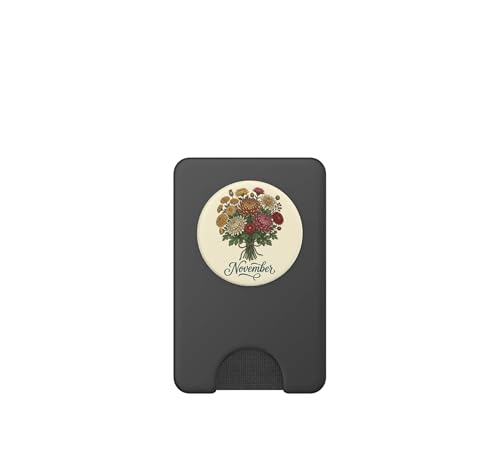 PopWallet para MagSafe crisantemo floral evita perder tarjetas 2
