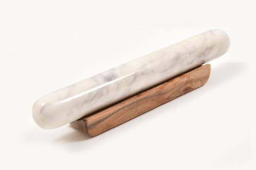 Marble Rolling Pin on Wood Base by Verve CULTURE