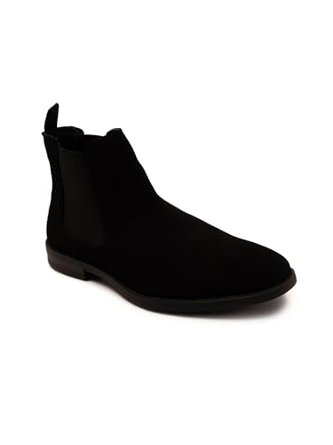 Thomas Crick Griffin Men's Chelsea Boots, Suede Leather Formal Ankle Boots for Men
