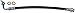 Dorman H621242 Rear Driver Side Brake Hydraulic Hose Compatible with Select Infiniti Models