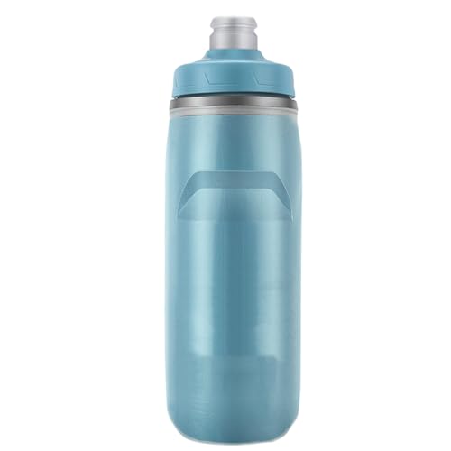 Botella para bicicleta aislada de boca ancha contra el agua tibia 8