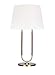 Kate Time-Worn Brass and Saddle Leather LED Table Lamp by Ralph Lauren