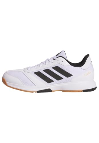adidas Herren Ligra 8 Mens Indoor Shoes Schuhe, Cloud White/Core Black/Cloud White, 42 EU