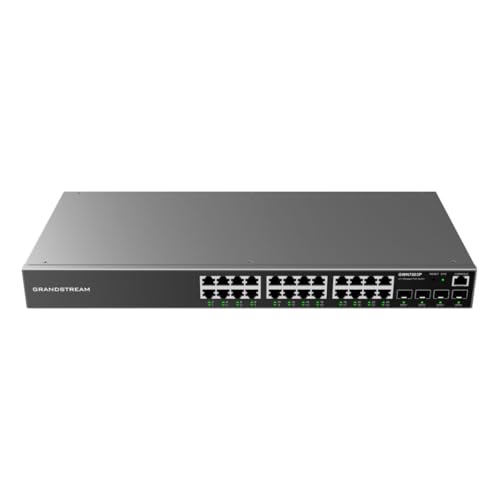 Image of Grandstream GWN7803P | 24-Port Gigabit Ethernet Layer 2+ Managed PoE Switch