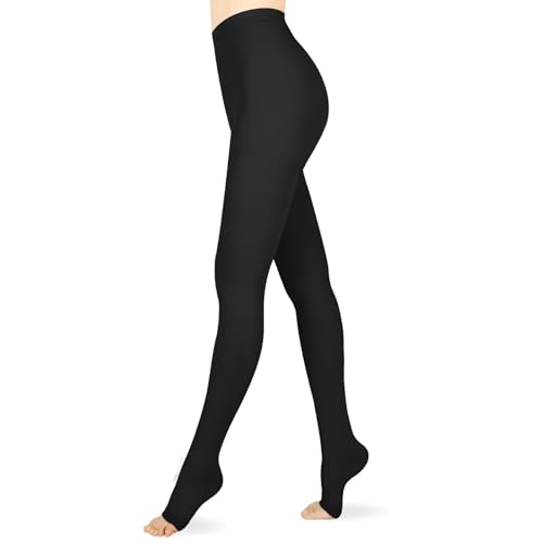 Image of Compression Pantyhose for Women & Men, Medical Graduated Compression Stockings, Compression Tights