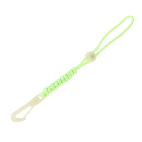 Kisangel Luminous Scuba Diving Lanyard Clip Durable Webbing Strap for Cameras Quick Release Buckle Enhanced Visibility for Night Lowlight Conditions