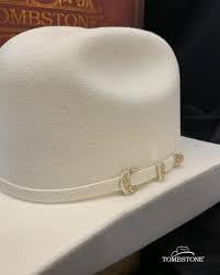 Original Tombstone 20X Western Cowboy Felt Hat for Men and Women - East West Style - White - Image 6