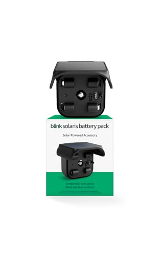Image of Blink Solaris Solar Panel (newest model) - Wireless fixed solar panel security accessory for Outdoor 4 and Outdoor 2K+ battery camera, set up in minutes (Black)