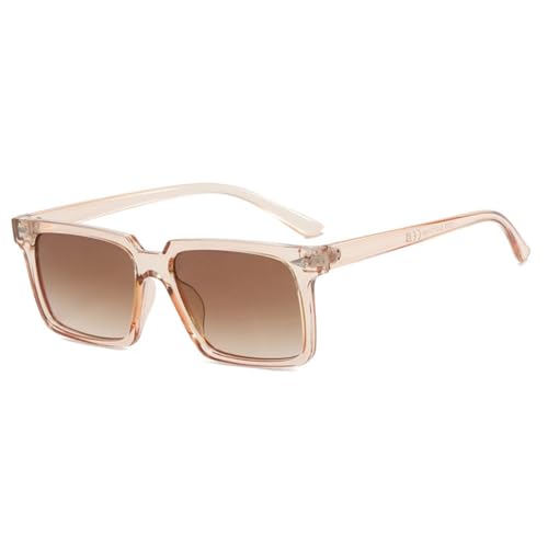 Petites lunettes de soleil carrées anti-UV pour look rétro