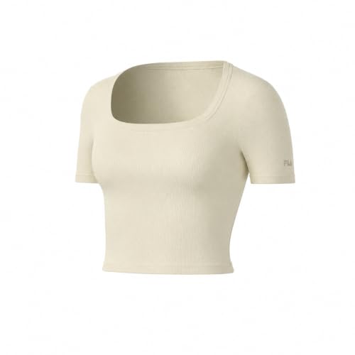 Amazon.com.br: Blusa Feminina Fila Cropped Rib, Creme Claro, GG