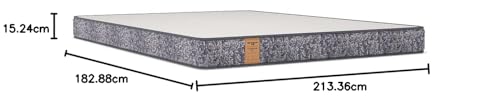 Image of Springwel Easy Truelove Pro 6 inch Pocket Spring Mattress (Size- 84x72x6 inches)