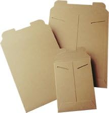 Mailers Direct Heavy Duty Kraft Traditional Tab Lock Envelope Mailers - 9.75 x 12.25 Inches - 100 Per Box - 5K-100
