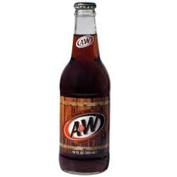 A&W Root Beer Soda, 12 Ounce (24 Glass Bottles)