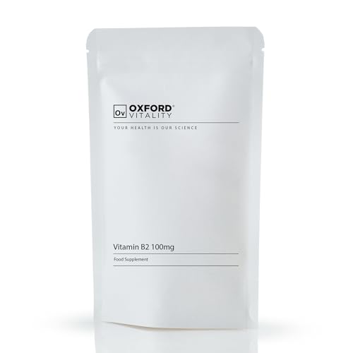 Vitamin B2 Tablets| 100mg Riboflavin Supplement for Energy & General Health | Oxford Vitality