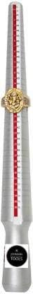 Johnson Tools Aluminium Ring Sizer Stick Mandrel (1–36) Jewellery Ring Measuring Rod Tool for Goldsmith