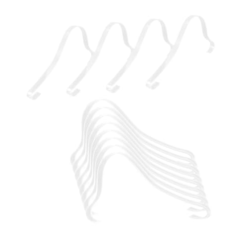 PRETYZOOM Enhanced Elasticity 12-pack Acrylic Sandal Display Stand Wall-mounted Shoe Organizer for Retail Home