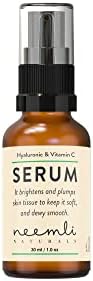Neemli Naturals Hyaluronic & Vitamin C Serum Light And Non-Greasy Age-Defying Serum, Brighten Skin Tone, 30 Ml (Pack Of 1)