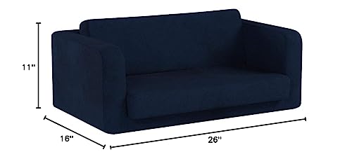 Fun Furnishings Toddler Flip Sofa, Dark Blue #TOP2