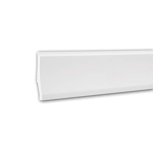 Plinthe flexible 153104F Profhome moulure decorative blanc 2m