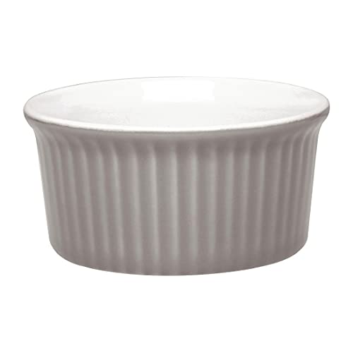 Olympia Coloured Ramekin Grey 90mm X 42mm 3 1/2 145Ml 5Oz Serving Dish 12pc