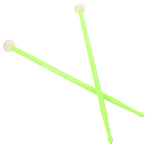 Baquetas profesionales dobles Vaguelly, 1 par, para batería, snare y jazz, agarre cómodo, para estudiantes y entrenamiento de peso, accesorios de percusión para músicos miniatura 1