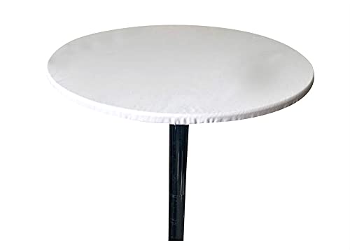 Mantel redondo de PVC, mantel elástico antideslizante, impermeable, fácil de limpiar y proteger, mantel para comedor, mesa redonda de cocina (80/120 cm)