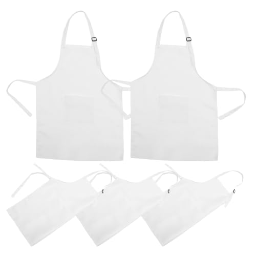 Tablier pour tout-petit lot de 5 ajustable tablier peinture enfant et cuisine confortable