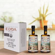 Miniatura 9 de EDDA Aceite de oliva virgen extra orgánico 16.9 fl oz (16,9 onzas) 0,3% ácido, juego de 2 piezas de aceite de oliva turco extra virgen orgánico