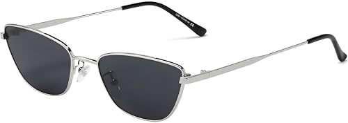 Image of Diamond Shape Cat Eye Women's Sunglasses Lightweight Frames Provide Uv Protection,Small Metal Frames Making Them Ideal For Everyday Wear.,Non-Polarized