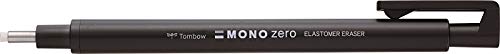 Tombow Mono Zero Eraser with Extra Refill, Black