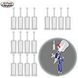 Febrytold 16Pcs Universal Gravity Spray Gun Filters Fine Mesh, Disposable Gravity Feed Spray Gun Paint Strainer