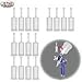 Febrytold 16Pcs Universal Gravity Spray Gun Filters Fine Mesh, Disposable Gravity Feed Spray Gun Paint Strainer