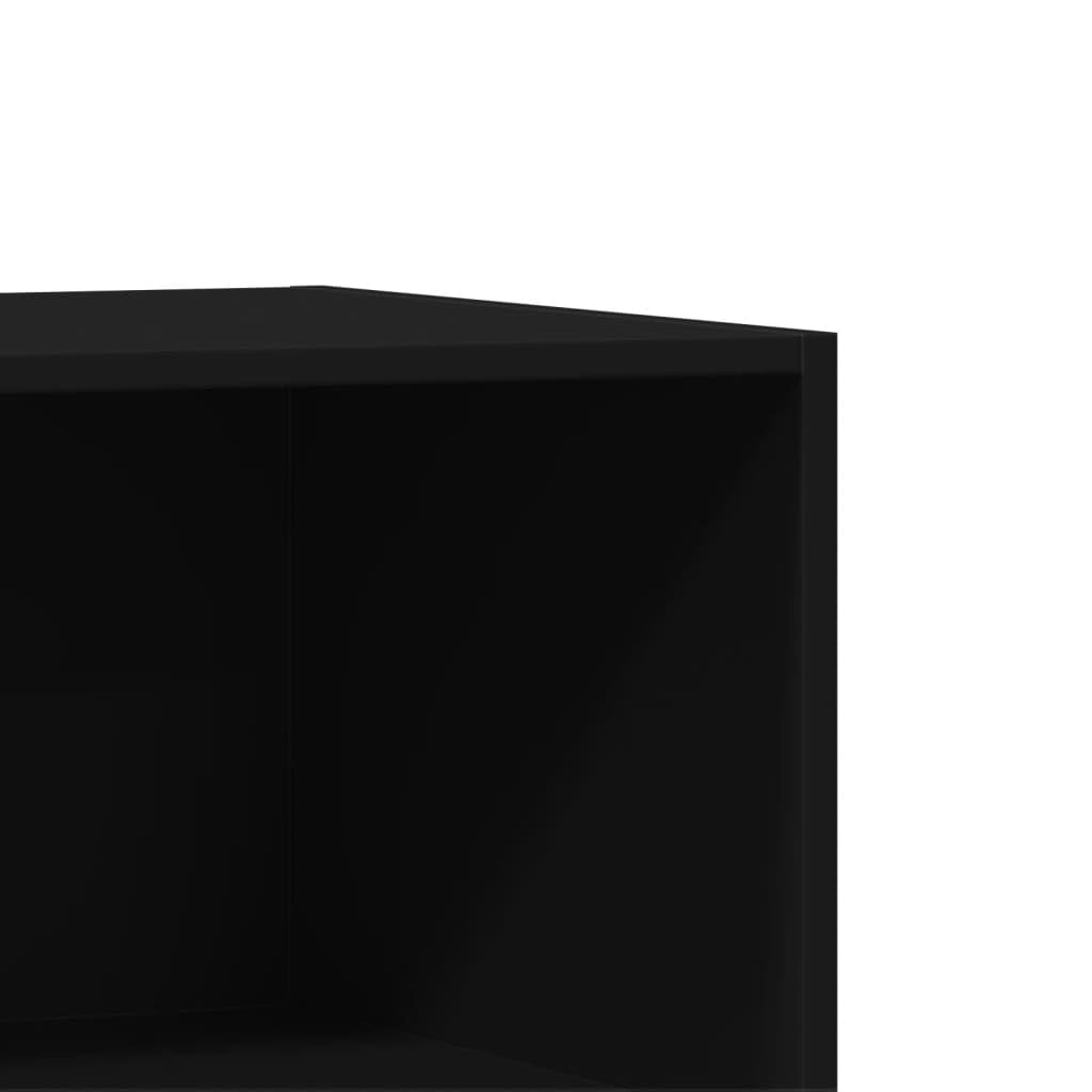Genérico Armario de Madera de ingeniería Negro 48x41x102 cm,Productos del hogar,Organización y Almacenamiento,Almacenamiento de Ropa y armarios,Organizadores de vestidores y Perchas de barra-840829