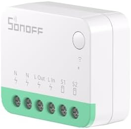 SONOFF Smart Schalter SONOFF MINIR4M WiFi Smart Schalter 2 Wege - Wlan Lichtschalter App-gesteuerter Schalter 2-Wege