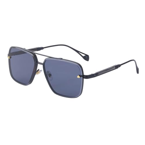 Lunettes de soleil carrées hommes et femmes nuances vintage sans bords MUTYNE