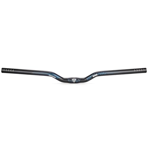 GEWAGE 25.4 mm Fahrradlenker – 30 mm, 50 mm, 70 mm, 90 mm, 120 mm Riser Lenker – 620 mm Mountainbike Fahrradlenker aus Aluminiumlegierung (30mm Erheben(BT))