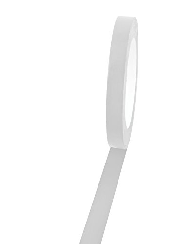 Image of Champion Sports Vinyl Tape, 1 /2 inch Wide x 36 Yards Long, White - Durable Floor Marking Tape - Schools, Gyms, Restaurants