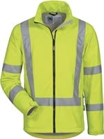 Feldtmann Chaqueta reflectante softshell, amarillo fluorescente, M Cover
