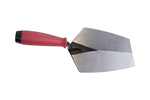 QLT By MARSHALLTOWN Bucket Trowel, 8 1/4 Inch, Masonry, Soft Grip Handle, Carbon Steel, BKTSG825 - Image 3