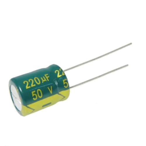 Condensateur électrolytique alu 50V 220UF 10X13mm pour circuit imprimé Lot de 20pcs