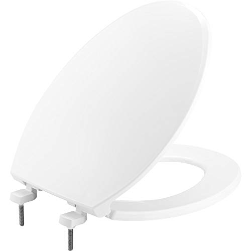 Bemis 7600T 000 abattant WC blanc avant allongé fermé