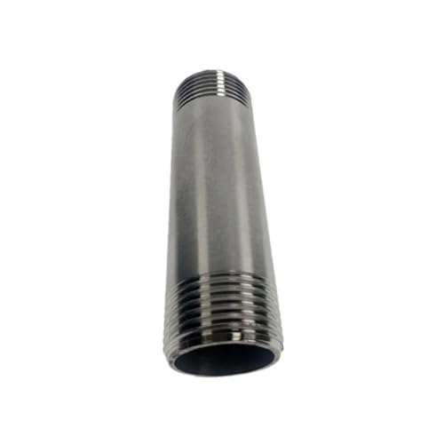 Niple recto de acero inoxidable 304 DN8 de 150mm para conexión de tuberías 3