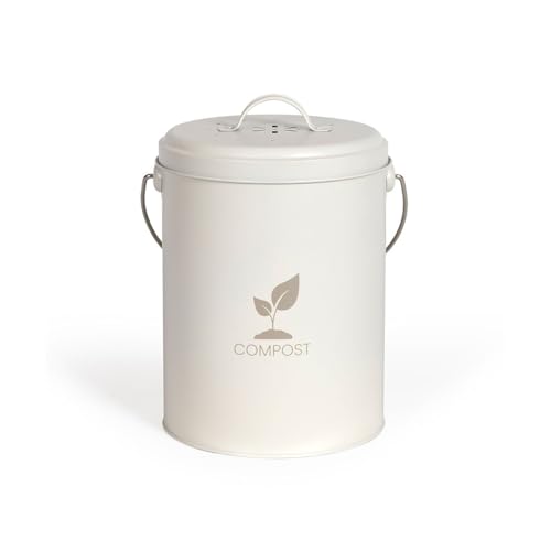 Seau À Compost De Cuisine Crème 6l - MES154C