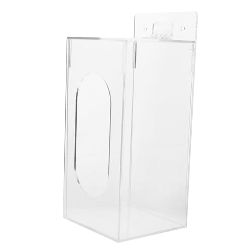 Garneck Acrylic Glove Storage Mount Dispenser for Gloves Mask Holder Face Mask Organizer Handwear Storage Box