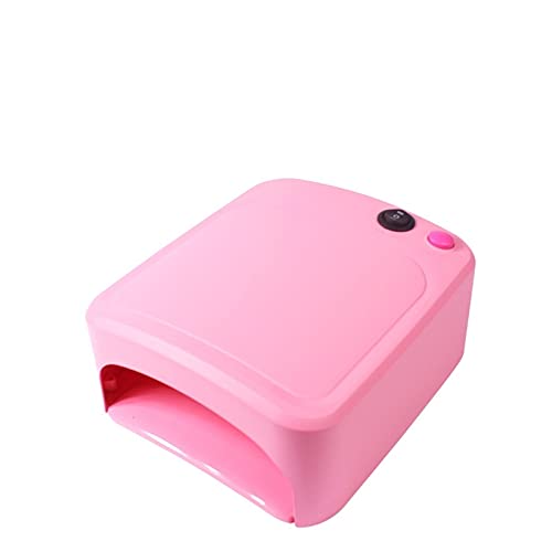Lampada per Unghie Lampada UV Asciuga Unghie 36W Mini Lampada per Unghie Macchina per Unghie Lampada a LED Tubo per Essiccazione Gel UV Lucidatura per Unghie (Color : 220V Pink)